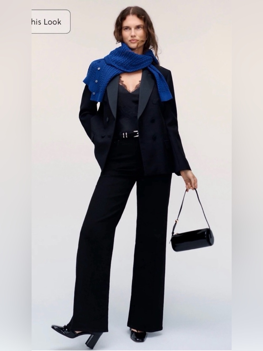 J.Crew Tall Denim trouser jean in black rinse